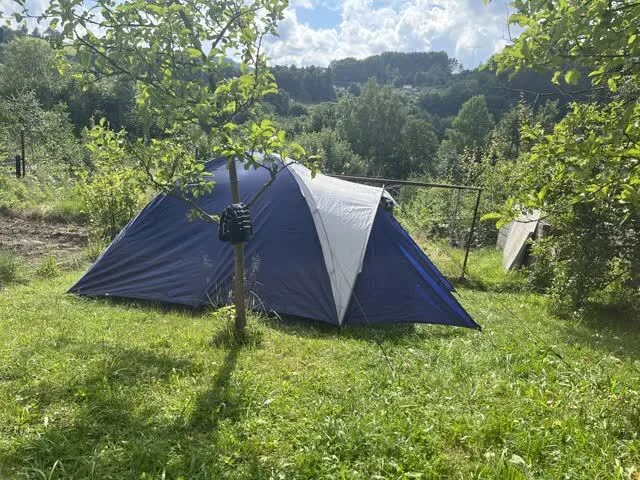 Zelt im Garten